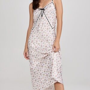 For Love and Lemons Slip Dress - Floral Print Backless Dress